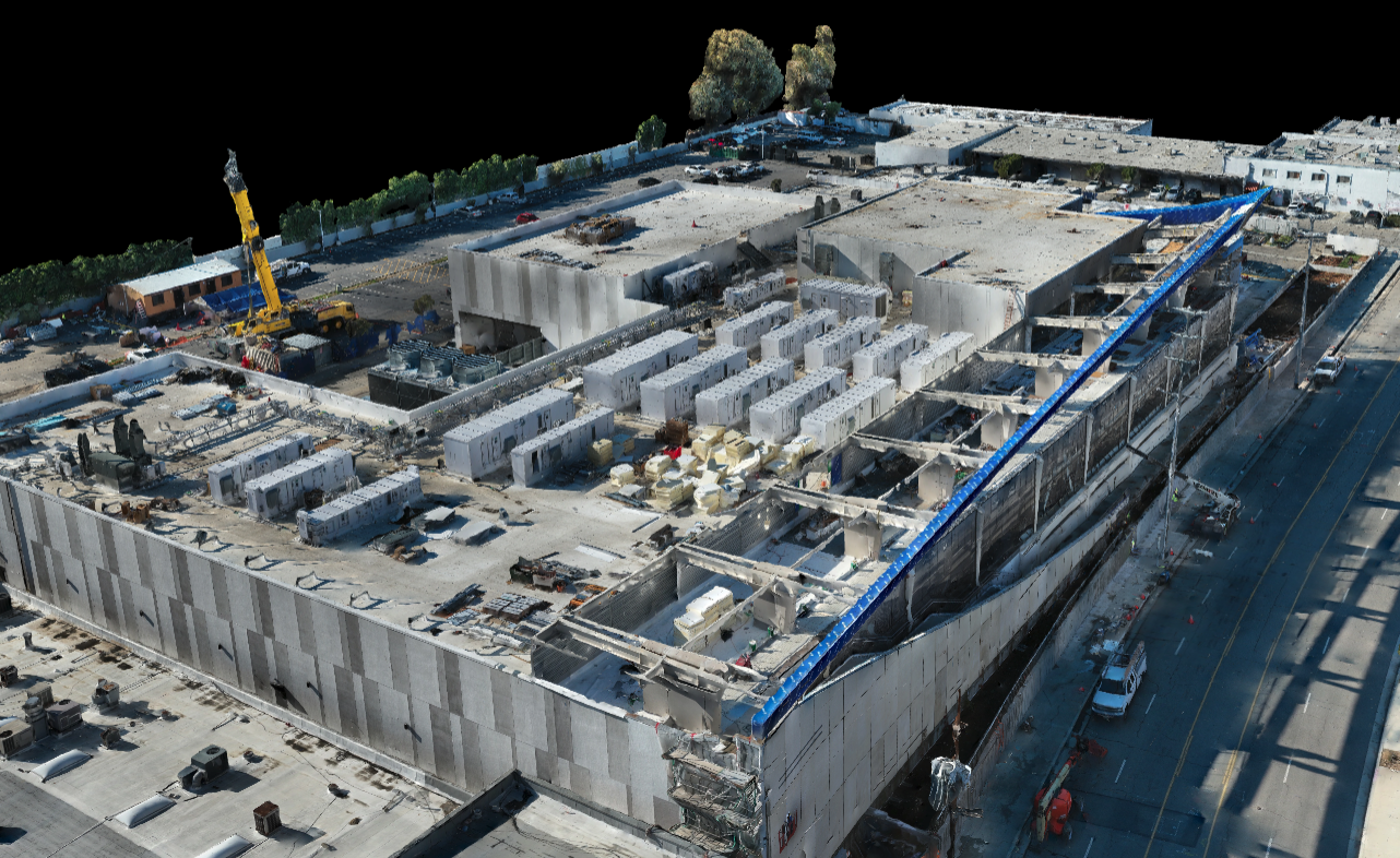 3D model of Tarzana construction site 3D model of Tarzana construction site