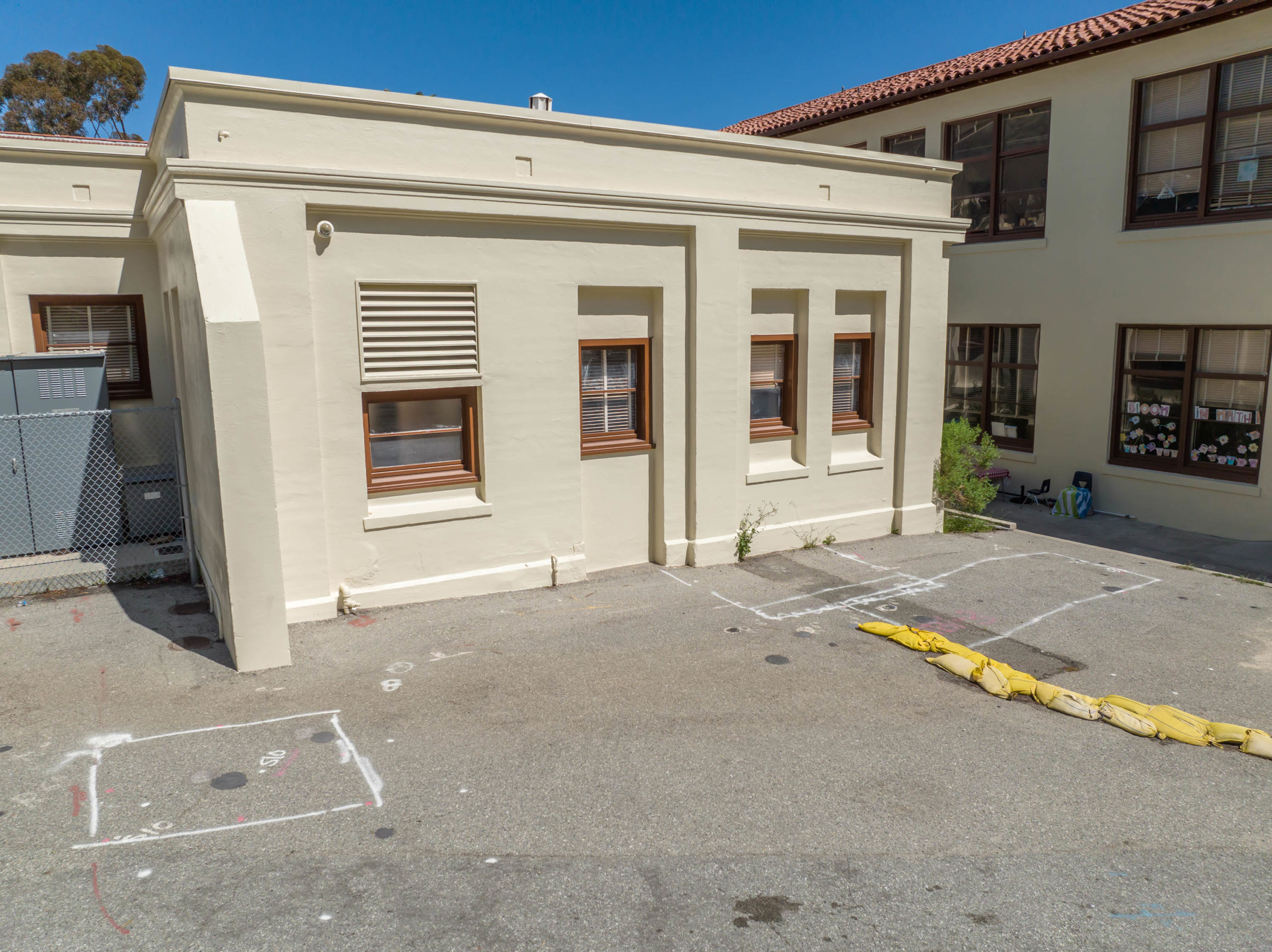 DJI_0321 painted boxes on the ground marking areas of interest