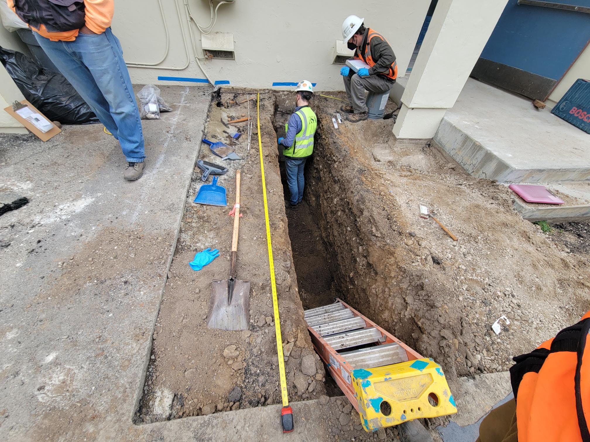 Avalon School dig site